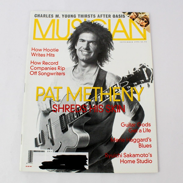 Musician Magazine September 1995 Pat Metheny Oasis Merle Haggard