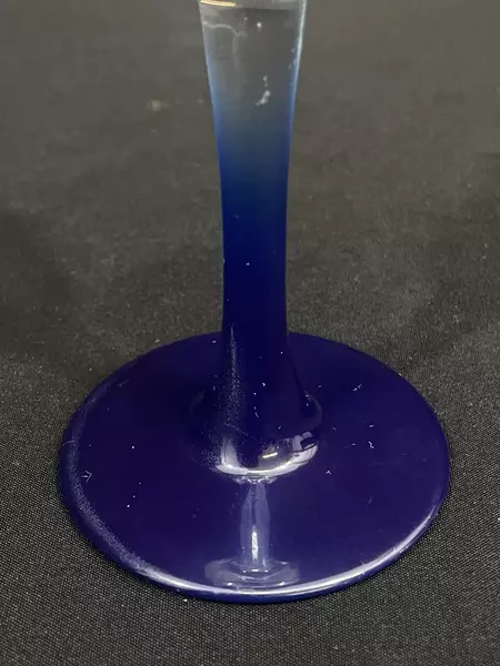 Wyndham Destinations Crystal Blue Stem Champagne Flute 7.75" Long Beach WA