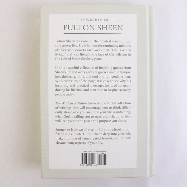 The Wisdom of Fulton Sheen 365 Days of Inspiration 2020 Hardcover 1st Edition