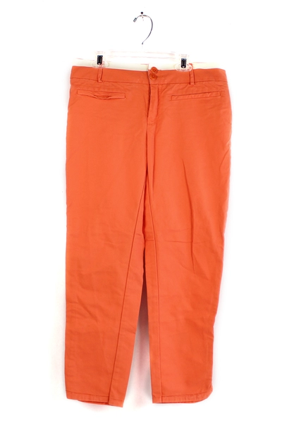 Cartonnier Charlie Cropped Ankle Pants Women's Size 4 Orange Casual Wear