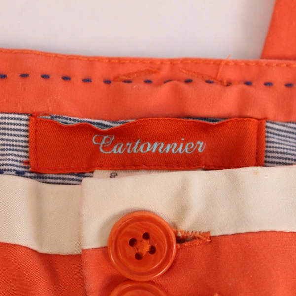 Cartonnier Charlie Cropped Ankle Pants Women's Size 4 Orange Casual Wear