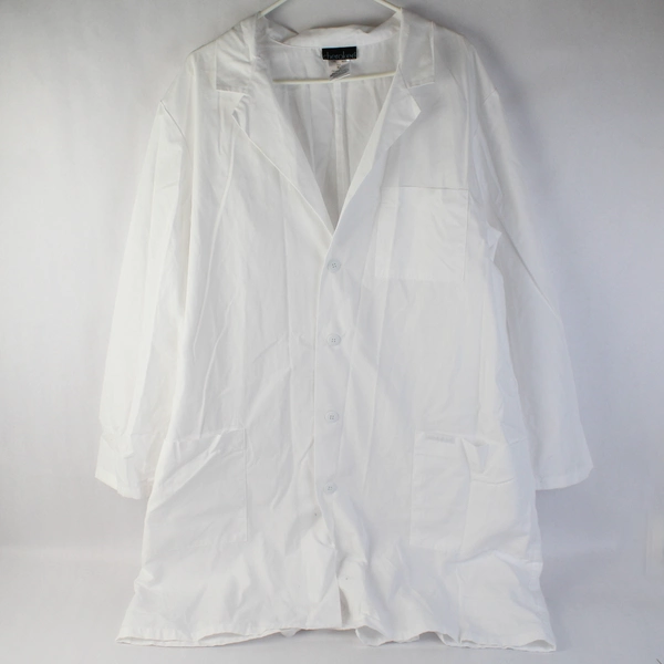 Cherokee White Cotton Blend Lab Coat Style No. 1346 Size XL