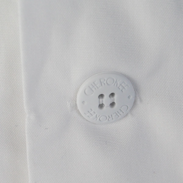 Cherokee White Cotton Blend Lab Coat Style No. 1346 Size XL