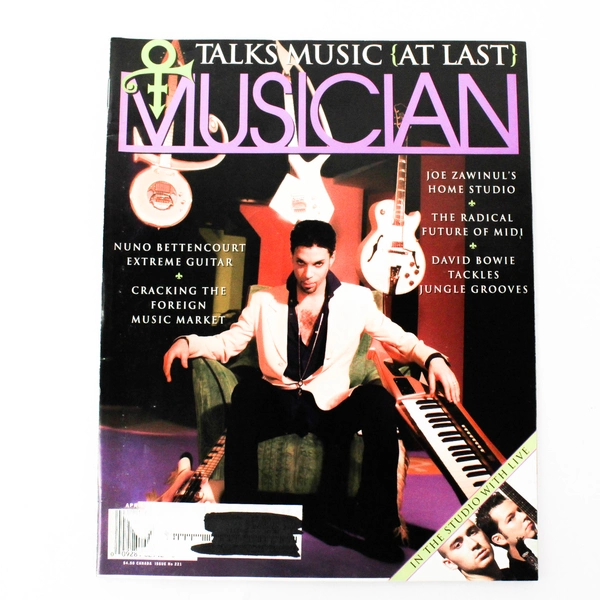 Musician Magazine Talks Music No. 221 April 1997 Prince David Bowie