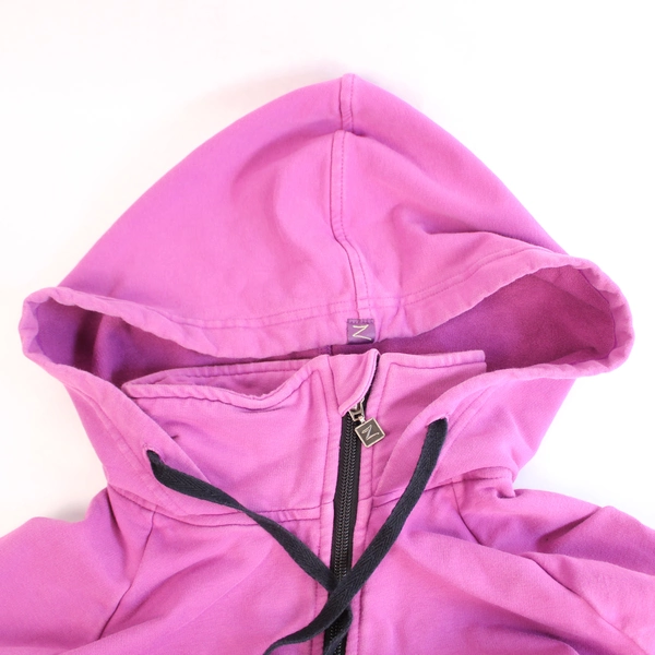 Zobha Fuchsia Pink Hooded Activewear Jacket Women's Medium - Good Condition