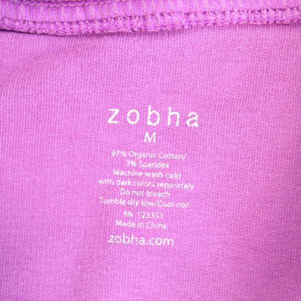 Zobha Fuchsia Pink Hooded Activewear Jacket Women's Medium - Good Condition