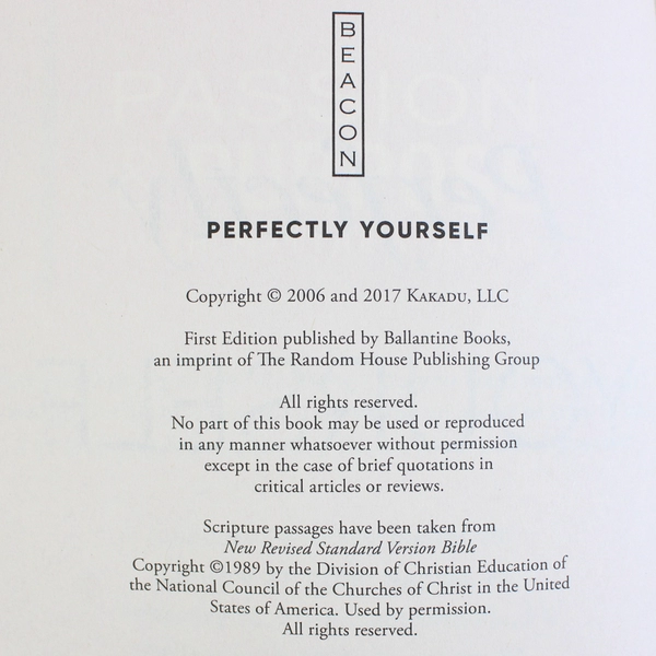 Perfectly Yourself Discovering God's Dream by Matthew Kelly 2017 PB New Revised