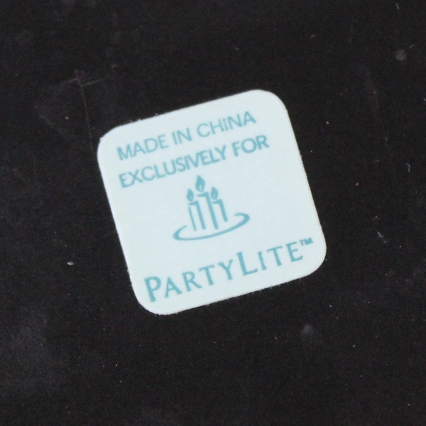 PartyLite Zen Ikebana Style Purple Rectangular Tealight Candle Holder P8086