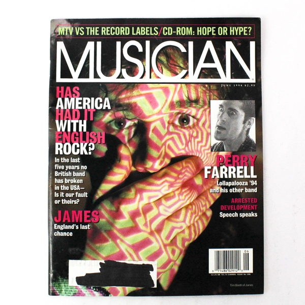 Musician Magazine June 1994 James Perry Farrell Arrested Development