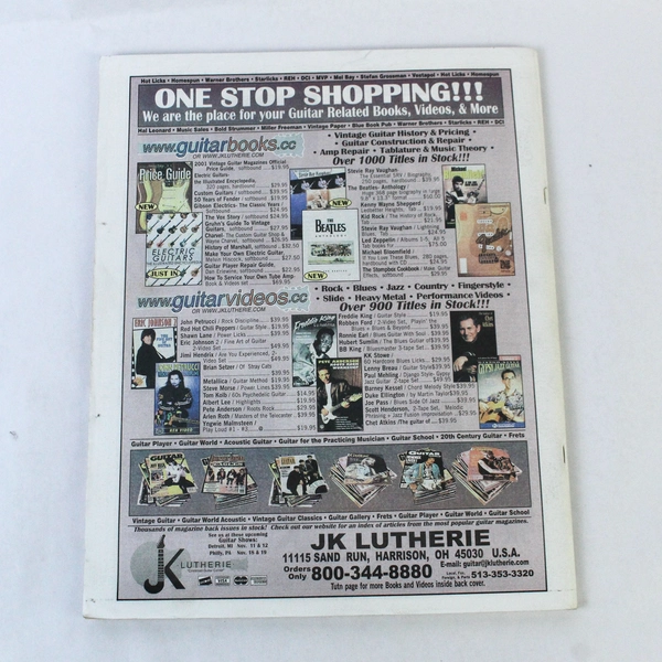 Vintage Guitar Magazine Jan 2001 - Ted Nugent, Eric Johnson, Jack Lawrence