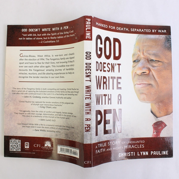 God Doesn't Write With a Pen by Christi Lynn Pauline 2013 Paperback Signed