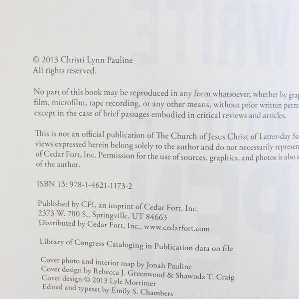 God Doesn't Write With a Pen by Christi Lynn Pauline 2013 Paperback Signed