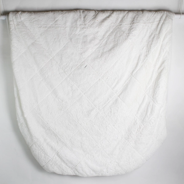 Ellery Homestyles White Fluffy Fitted Sheet Queen 60x80 Mattress Cover