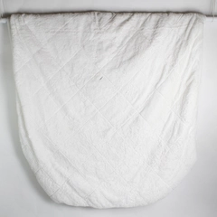 Ellery Homestyles White Fluffy Fitted Sheet Queen 60x80 Mattress Cover