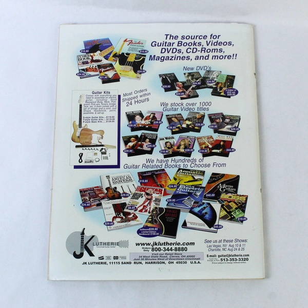 Vintage Guitar Magazine Sept 2002 - John Hiatt Tribute, Good Condition