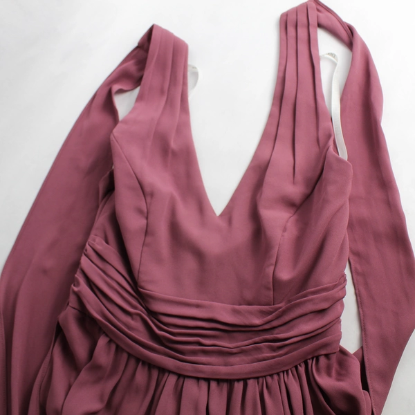 David’s Bridal Dress Lavender Halter Sleeveless Women's Size XS