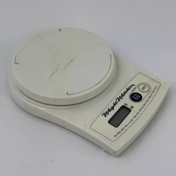 Weight Watchers Digital Kitchen Food Scale Weighs In Grams & Ounces Works