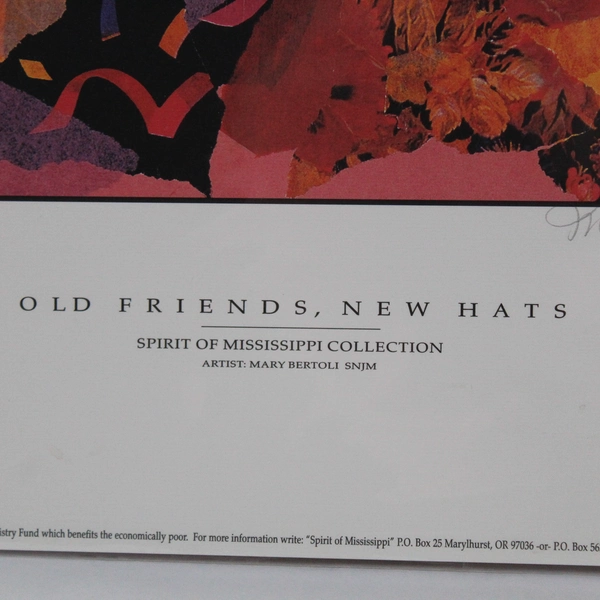 1997 Mary Bertoli Spirit of Mississippi Coll. Old Friends New Hats Signed 2010