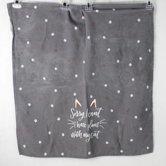 Gray Dish Tea Towel Primitives By Kathy Sorry I Can't I Have Plans with My Cat