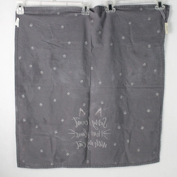 Gray Dish Tea Towel Primitives By Kathy Sorry I Can't I Have Plans with My Cat