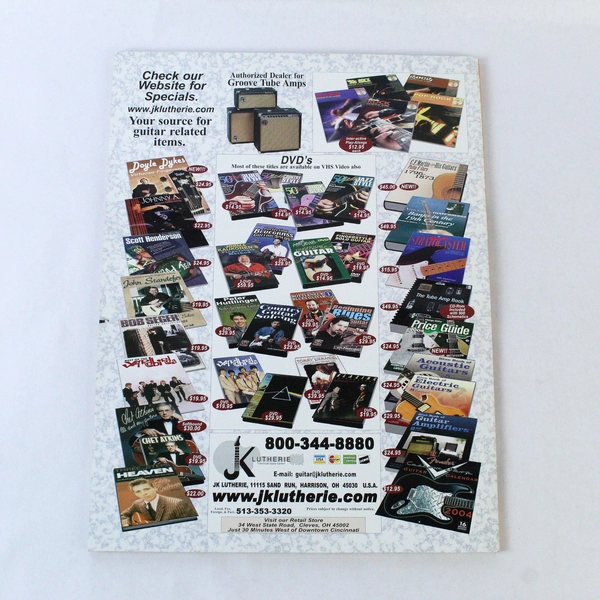 Vintage Guitar Magazine Dec 2003 Los Straitjackets Eric Clapton Good Condition