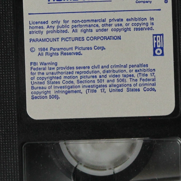 Strong Kids Safe Kids VHS Watermark Paramount 1984 Henry Winkler