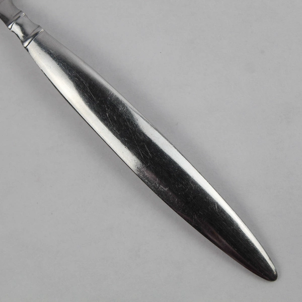 Lot of 7 Farberware Diner Place Oval Spoons, 7 3/8" Stainless Steel Flatware 