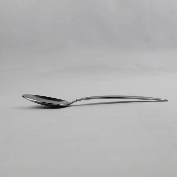 Lot of 7 Farberware Diner Place Oval Spoons, 7 3/8" Stainless Steel Flatware 