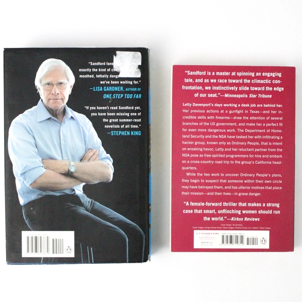 Lot Of 2 Letty Davenport Novels by John Sandford The Investigator And Dark Angel