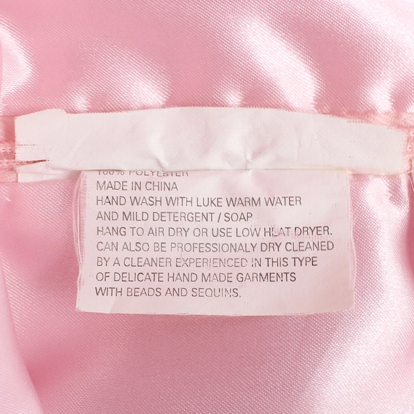 Forever Yours Pink Beaded Gown A Line Women's Size XS Prom Dress Formal