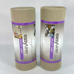 2 Duck Brand Easy Liner Non-Adhesive Shelf Liners 12-Inch x 20-Foot Brownstone