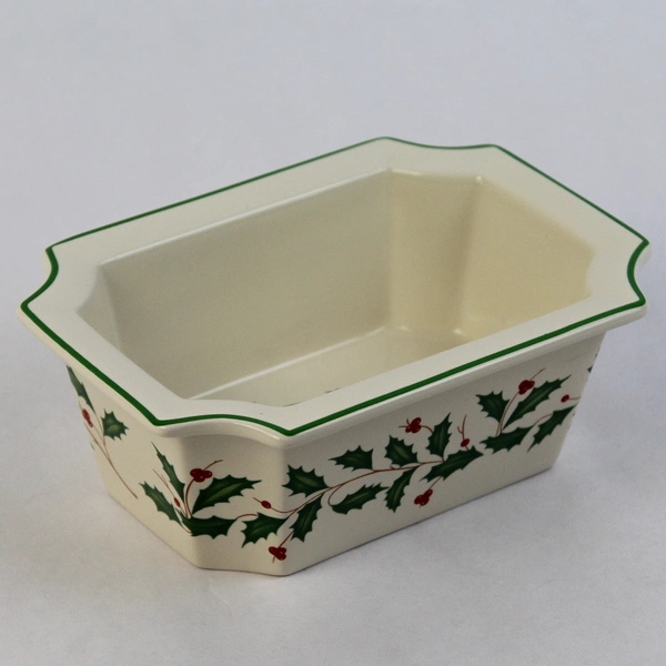 Lenox American by Design Small Holiday Holly Pattern Love Dish With Box