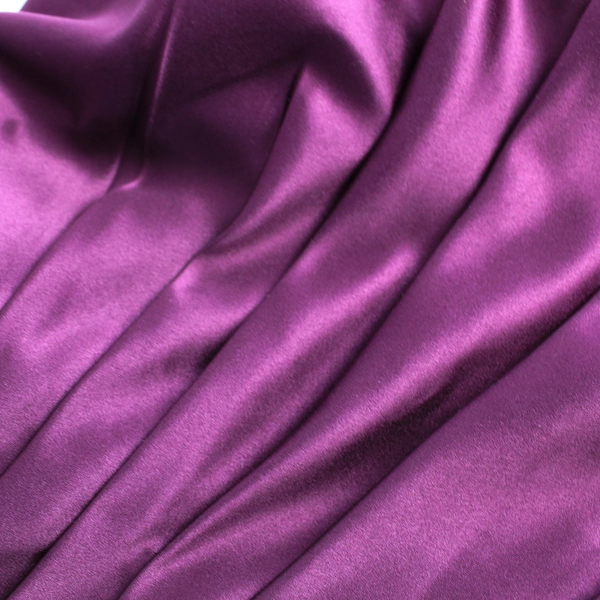 Purple Satin A-Line Prom Dress Strapless Women's Size XS