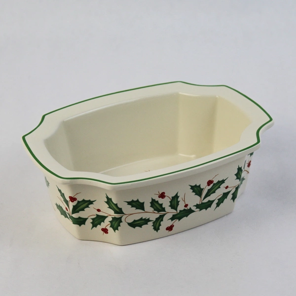 Lenox American by Design Small Holiday Holly Pattern Peace Dish With Box
