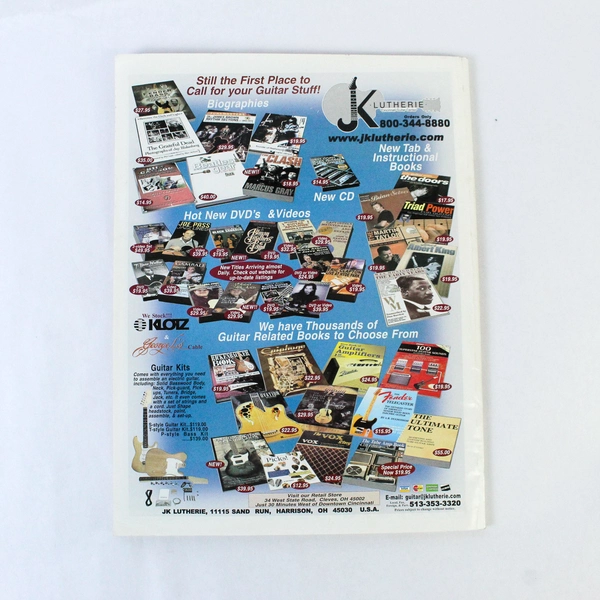 Vintage Guitar Magazine April 2003 Motown Funk Brothers Steve Howe Pre-Owned