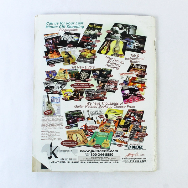 Vintage Guitar Magazine Feb 2003 Buddy Merrill Jeff Hanna Good Condition