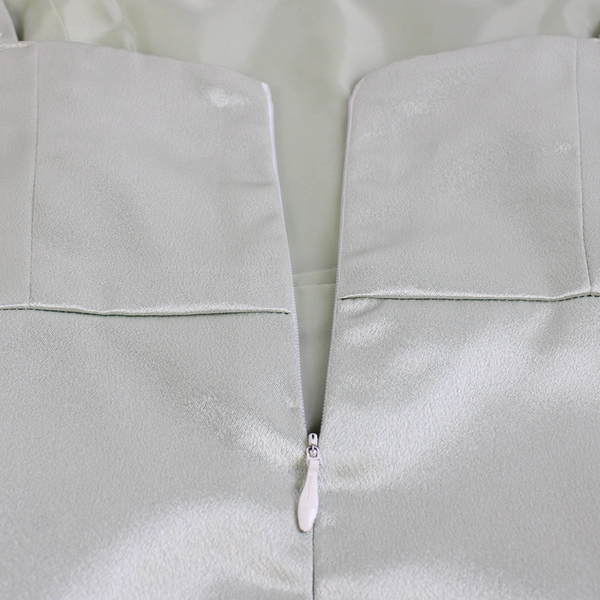 L.M. J'Berg and Finch Mint Green Satin Dress Spaghetti Strap Women's Size XS