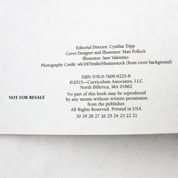 Ready 4 Mathematics Practice and Problem Solving Grade 4 2015 PB Workbook