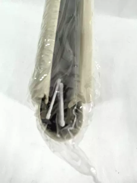 Vintage Sealed Vinyl Photo Album Beige Gold Swirls 12.5" x 12.75"