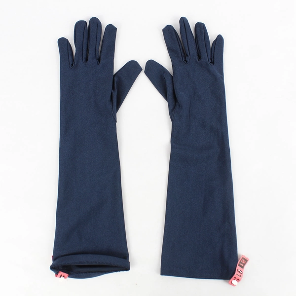 Dazzl Accessories Navy Blue Stretch Dress Gloves Below-The-Elbow One Size