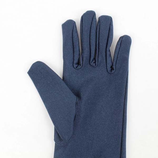 Dazzl Accessories Navy Blue Stretch Dress Gloves Below-The-Elbow One Size