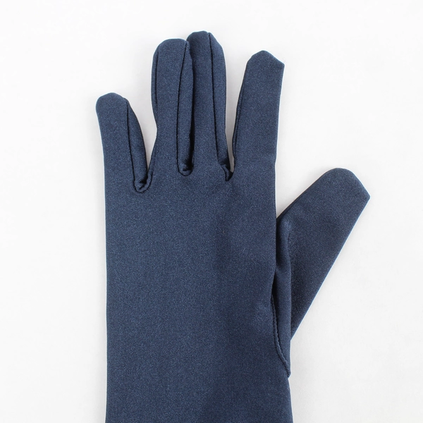 Dazzl Accessories Navy Blue Stretch Dress Gloves Below-The-Elbow One Size