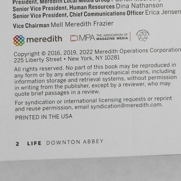 Downton Abbey Behind the Scenes 2022 LIFE Magazine Special Updated Reissue