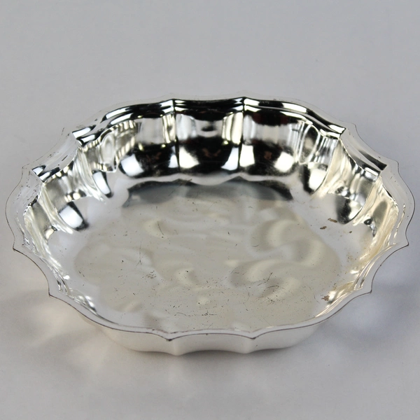 Vintage BMF Tarnish Proof Silver Plated Candy Dish Made In Germany 5.75" Wide