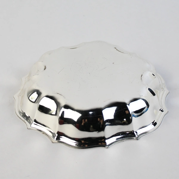 Vintage BMF Tarnish Proof Silver Plated Candy Dish Made In Germany 5.75" Wide