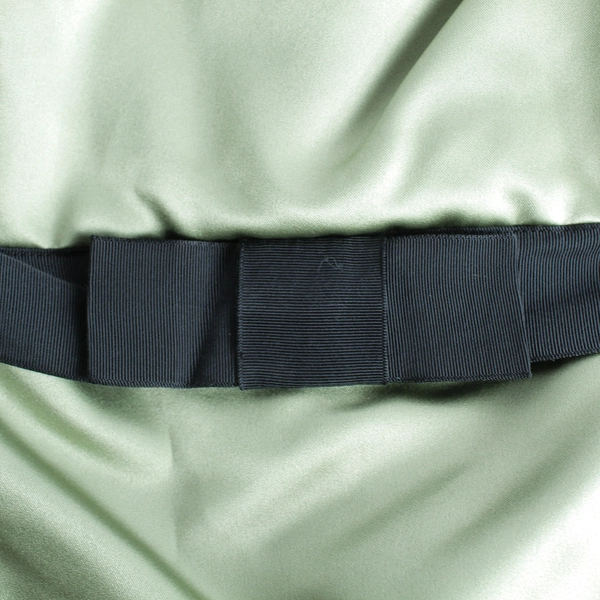 Dessy Collection Sage Green Satin Formal Bridesmaid Dress Women's Size 12