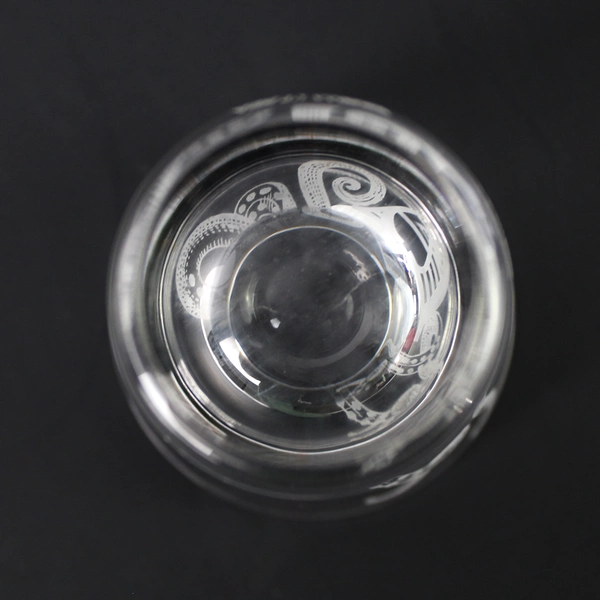 Personalized A Initial Shot Glass Engraved Octopus Arms 2.75"