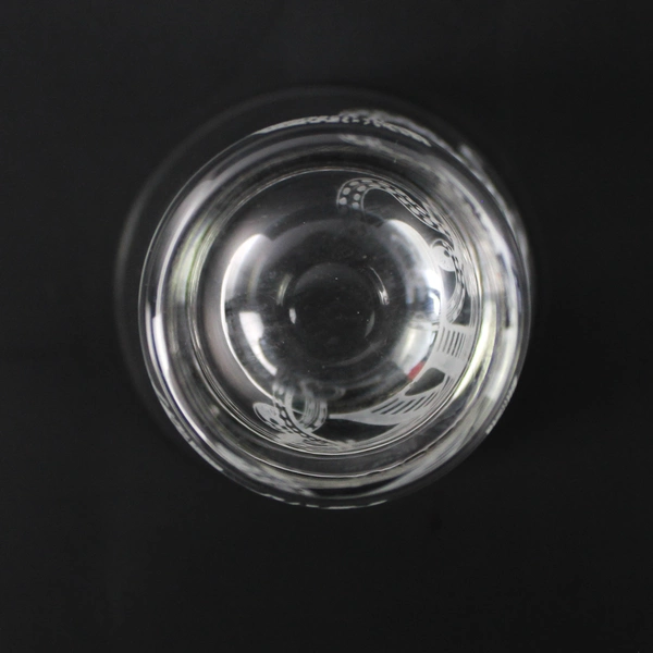 Personalized K Initial Shot Glass Engraved Octopus Arms