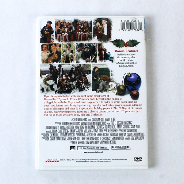 The 12 Dogs of Christmas DVD 2005 - Miracles Come in Many Sizes - Pre-Owned