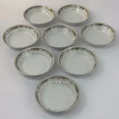 Lot of 8 Signature China Queen Anne Fruit Bowls 5.5" Japan Vintage